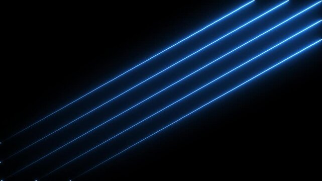 Animated Neon lights Line background. Speed Motion line Background motion. Parallel Lines Technology 4k video footage..