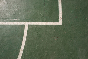 old green soccer court