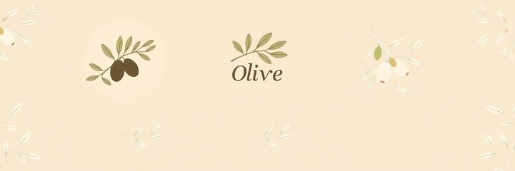 Set of modern linear minimal style olive branch vector illustrations for logos, patterns, greeting cards, wedding invitations, olive branches, logos, patterns