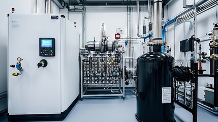 Industrial Equipment in Modern Manufacturing Facility