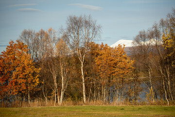 Autumn scenery in Lofoten Islands, Norway