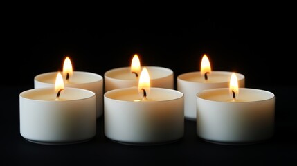 Soft Glow of Remembrance: Tea Light Candles