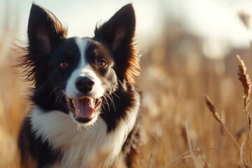 Fototapeta premium Araffe with large horns standing in a field of grass