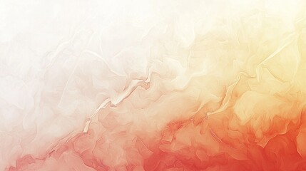 Fototapeta premium Abstract Orange and White Swirls: A Digital Painting of Fluid Forms