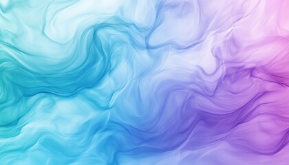 Elegant Abstract Flowing Waves in Soft Blue and Purple Tones for Creative Background Use