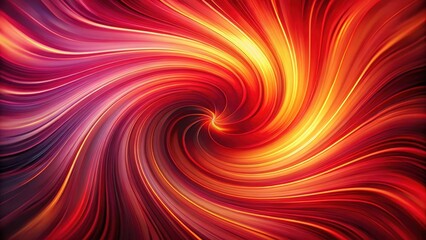 Obraz premium Gradient red abstract background with swirling shapes and vibrant colors, creating a mesmerizing visual effect