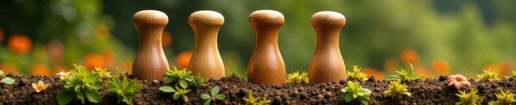 Mehrere Pilze in einer Reihe in einem Korb aus Holz, forstwirtschaft, korb