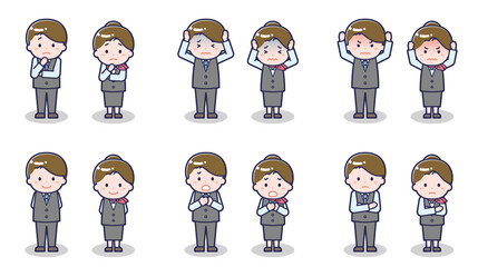 販売員の男女 05