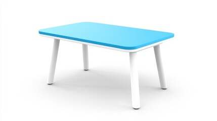 Fototapeta premium Light Blue Table for Kids