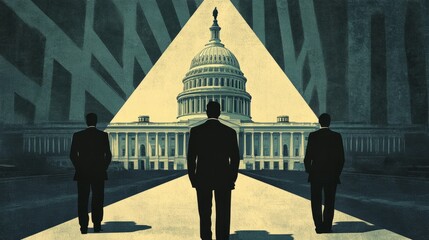 Capitol Hill Power Brokers Illustration