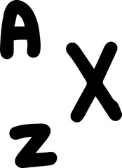 nuclear physics formulas handwritten illustration