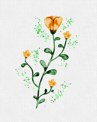 abstract floral background