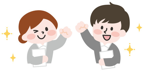 家庭教師の女性と男性 