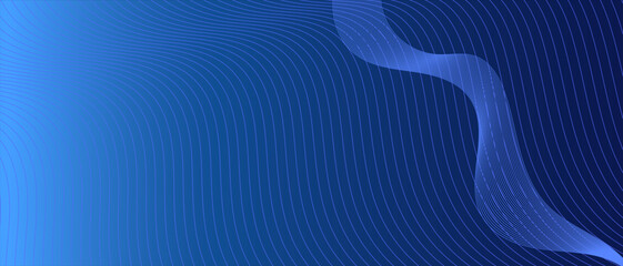 An abstract background with a blue gradient and flowing curves, creating a sense of modernity and movement. Ideal for technology and digital themes.