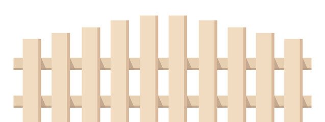 white wooden fence illustration	
