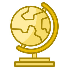 Globe  Icon Element For Design