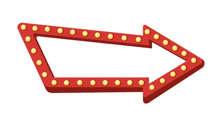 Retro Cinema and Theater Sign Frame