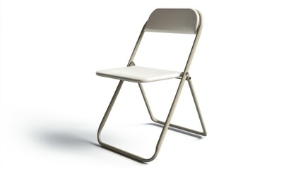 Modern Folding Chair, Studio Shot, White Background, Product Photography, Office Furniture, Use in Catalogs or E-commerce
