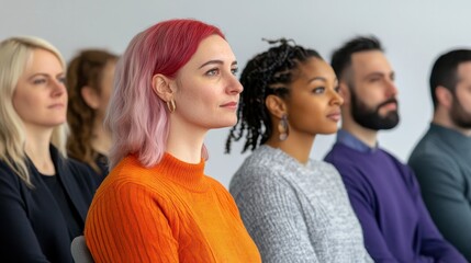 Obraz premium Engaged Audience Focused