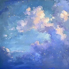 Abstract art oil painting background wallpaper