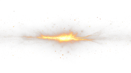a black background with a yellow explosion