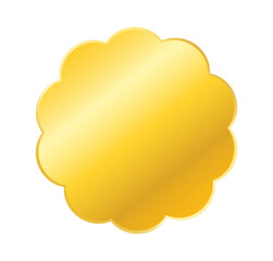 Gold badges shape