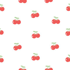 Cherry seamless pattern vector illustration design for fashion, fabric, wallpaper and all prints 
