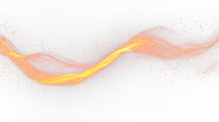 a red and orange swirl