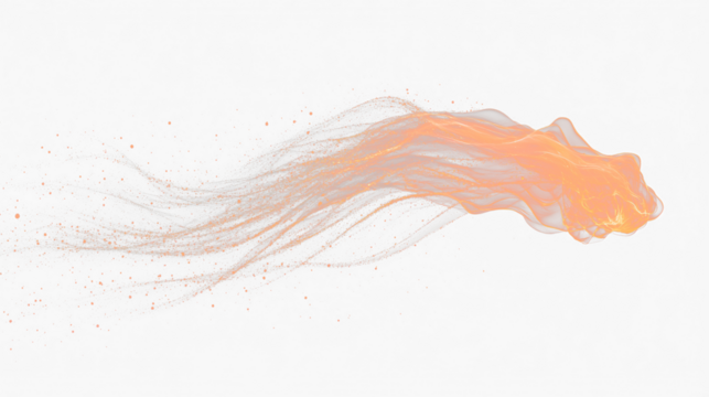 a fire with orange and yellow streaks