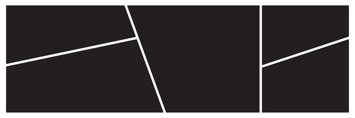 blank photo collage template