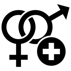 Fototapeta premium Sexual Health Icon