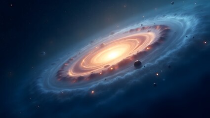 "Cosmic Dance: The Radiance of a Spiral Galaxy"

