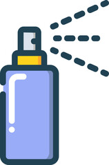Obraz premium Disinfectant Filled Line Icon