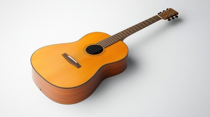 Acoustic guitar studio shot