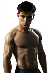 Fototapeta premium Tempting Fantasy Portrait of a Young Handsome Man – Fictional Character