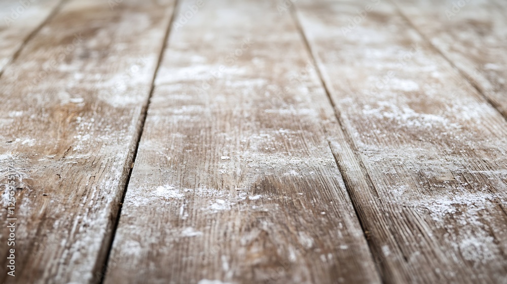 Aufkleber rustic wooden floor with a weathered texture capturing the essence of natural beauty : generative ai