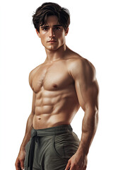 Fototapeta premium Tempting Fantasy Portrait of a Young Handsome Man – Fictional Character