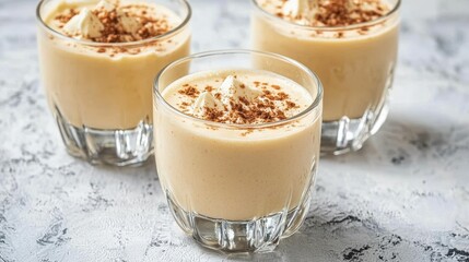 Creamy Dessert Treat in Elegant Glassware