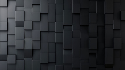 Elegant monochrome gradient squares create subtle texture on dark wall