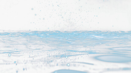 water splashes in the dark