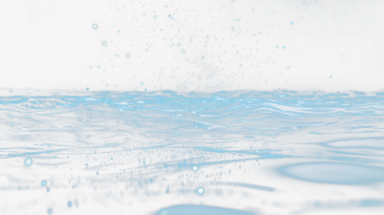 water splashes in the dark