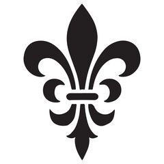 Fleur De Lis Symbol Silhouette Vector Graphic Decorative Design © Creative Image  