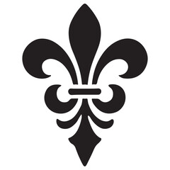 Elegant fleur de lis symbol vector art for design needs © Creative Image  