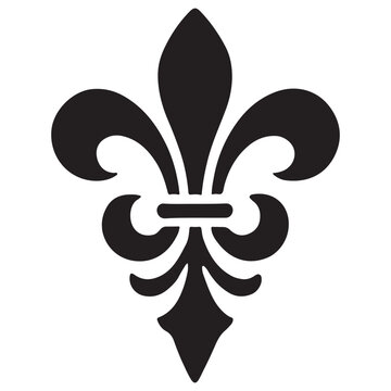 Elegant fleur de lis symbol vector art for design needs