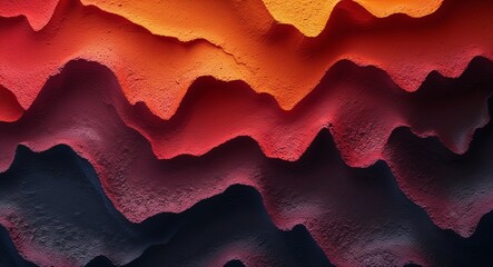 Red to Orange gradient grainy rough texture background backdrop illustration