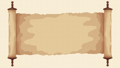 Classic Rolled Parchment Scroll