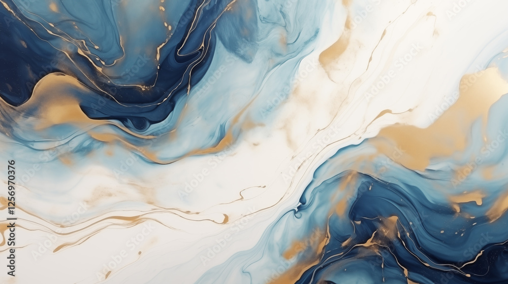 Poster marble effect background. fluid art texture. backdrop with abstract mixing paint effect. mixed paint