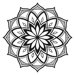 silhouette mandala