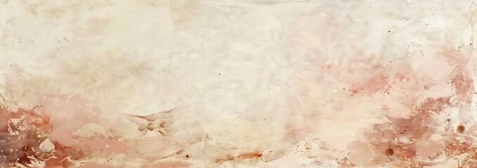 Abstract Painted Texture. Beige, Brown, And Blush Tones Blend For A Versatile Background.