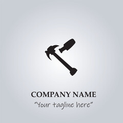 hammer company logo vector illustration
